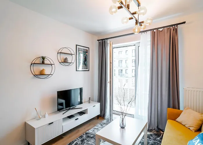 Krakow Bagry Apt - Parking, Balcony, Workspace - By Rentujemy